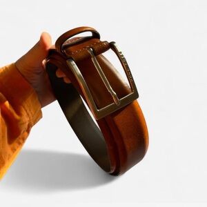 Boss Brown Leather Belt Bag